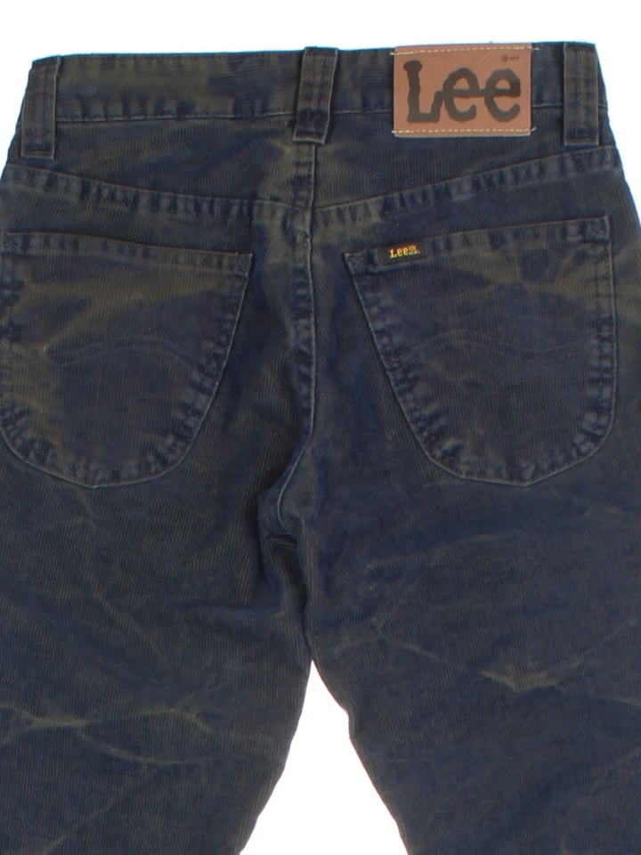 Lee Overdyed Fading Corduroy Flared Trousers (Size XS)