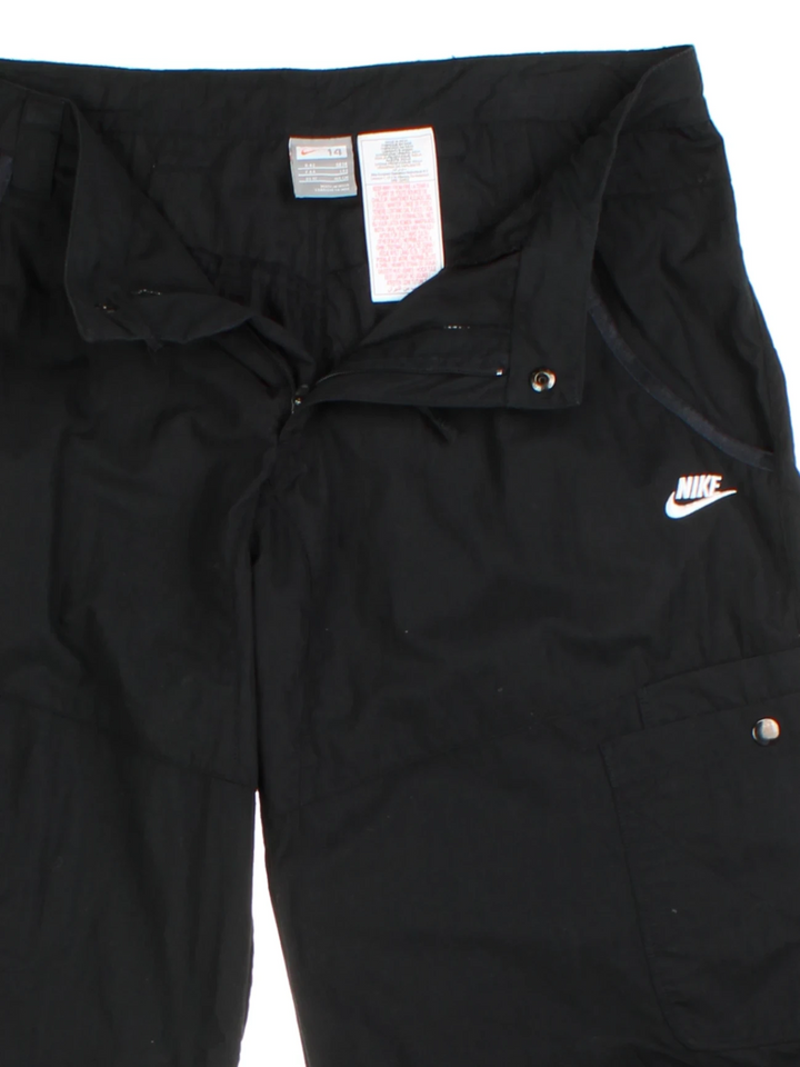 00's Nike Black Logo Cargo Trousers (Size XXL)