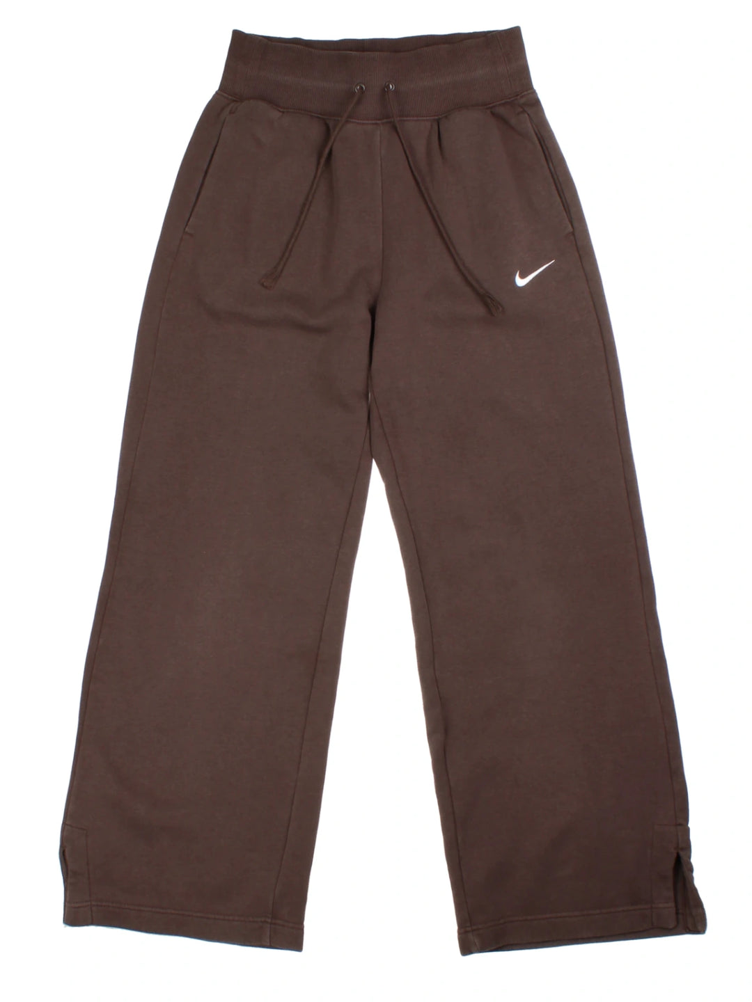 00's Nike Brown Wide Tracksuit Tracksuit Bottoms (Size S)