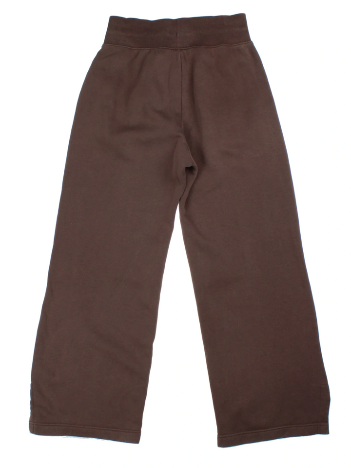00's Nike Brown Wide Tracksuit Tracksuit Bottoms (Size S)