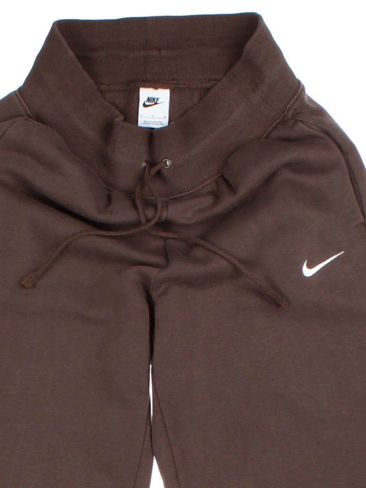 00's Nike Brown Wide Tracksuit Tracksuit Bottoms (Size S)