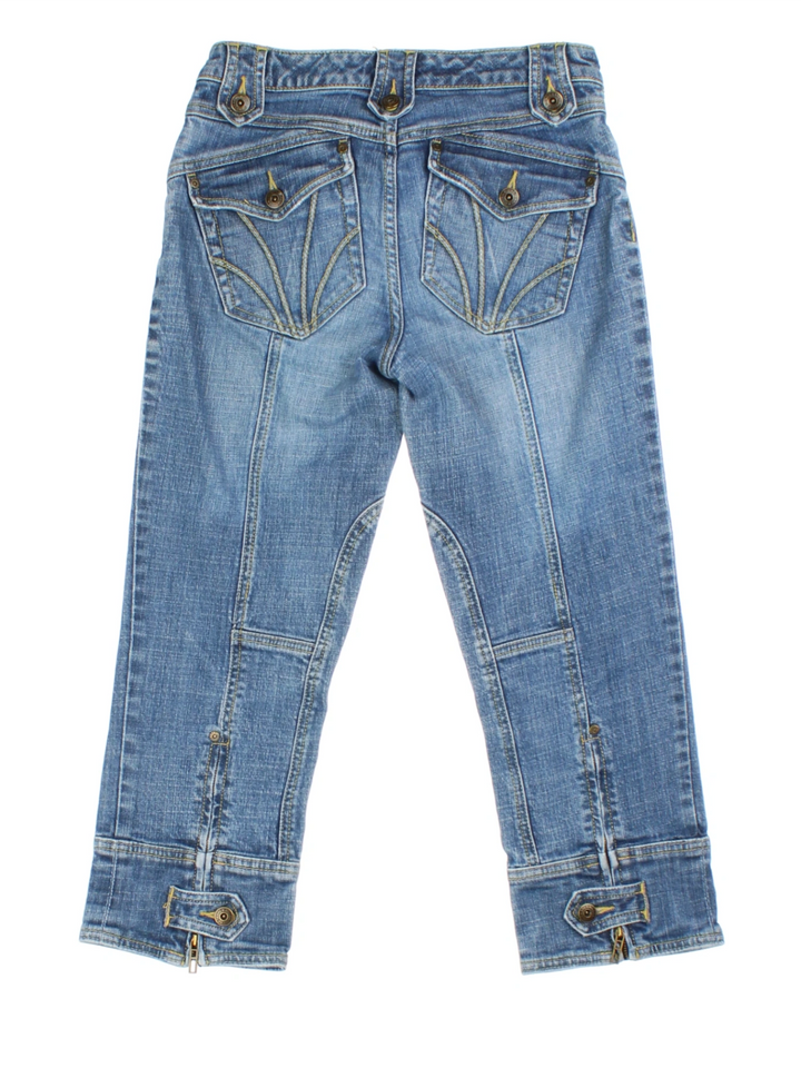 Y2K Capri Denim Jeans (Size M)