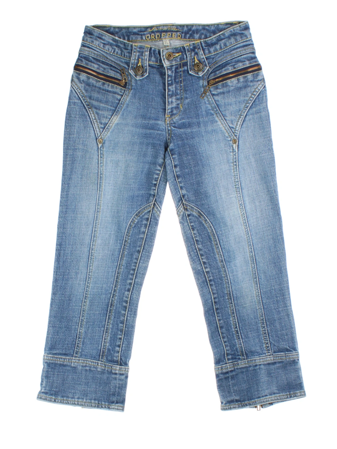 Y2K Capri Denim Jeans (Size M)