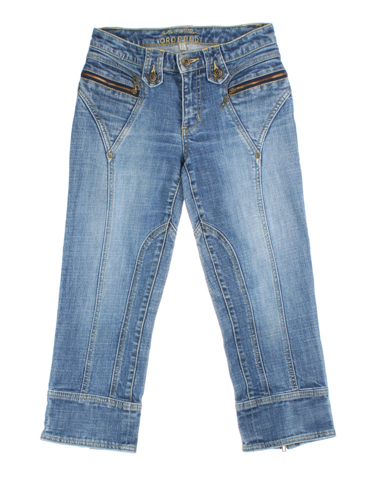 Y2K Capri Denim Jeans (Size M)