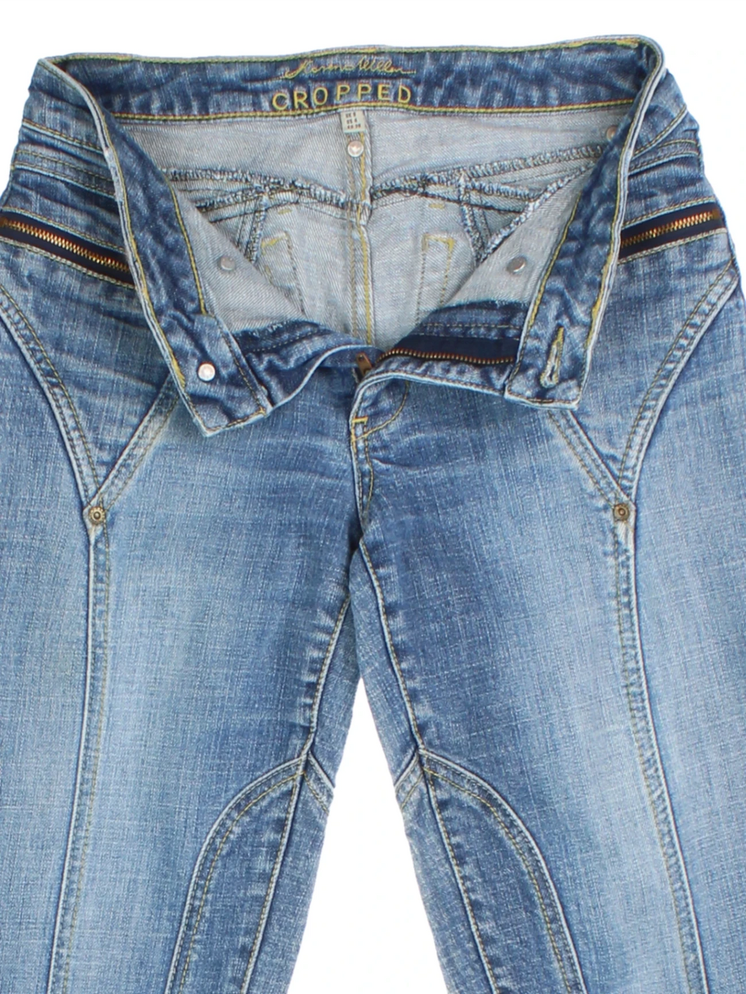 Y2K Capri Denim Jeans (Size M)
