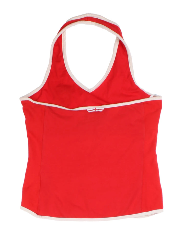 Y2K Umbro Red England Halter Neck Top (Size S)