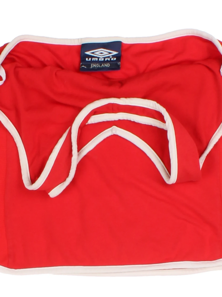 Y2K Umbro Red England Halter Neck Top (Size S)