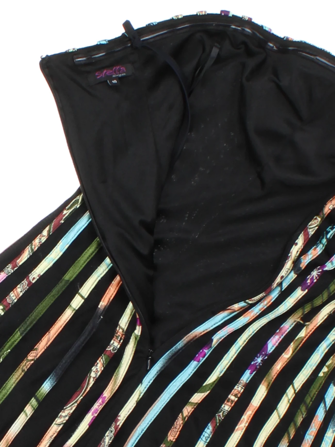 Y2K Black Strapless Sheer Overlay Maxi Dress (Size M)