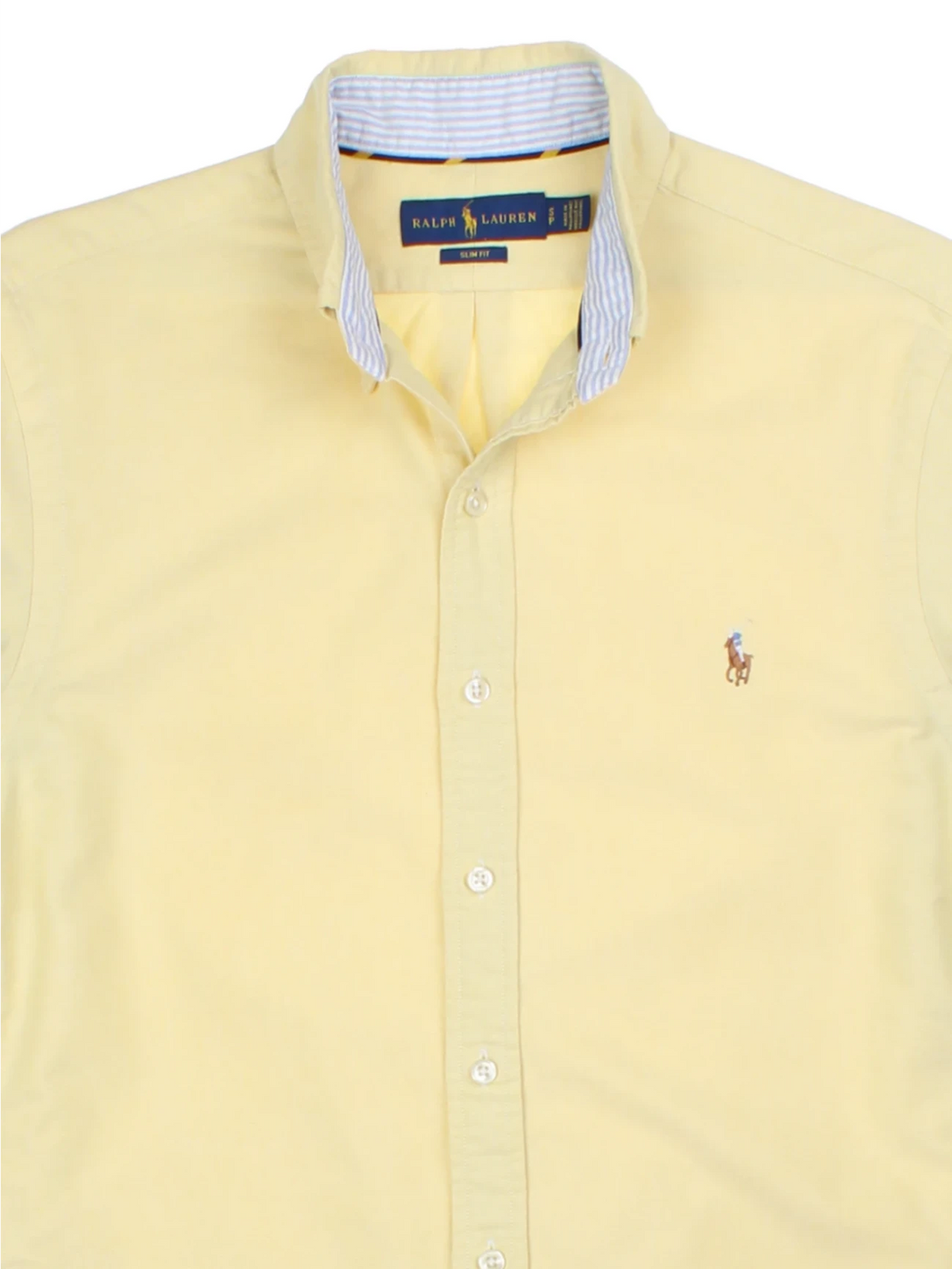 Ralph Lauren Yellow Button-Up Shirt (Size S)
