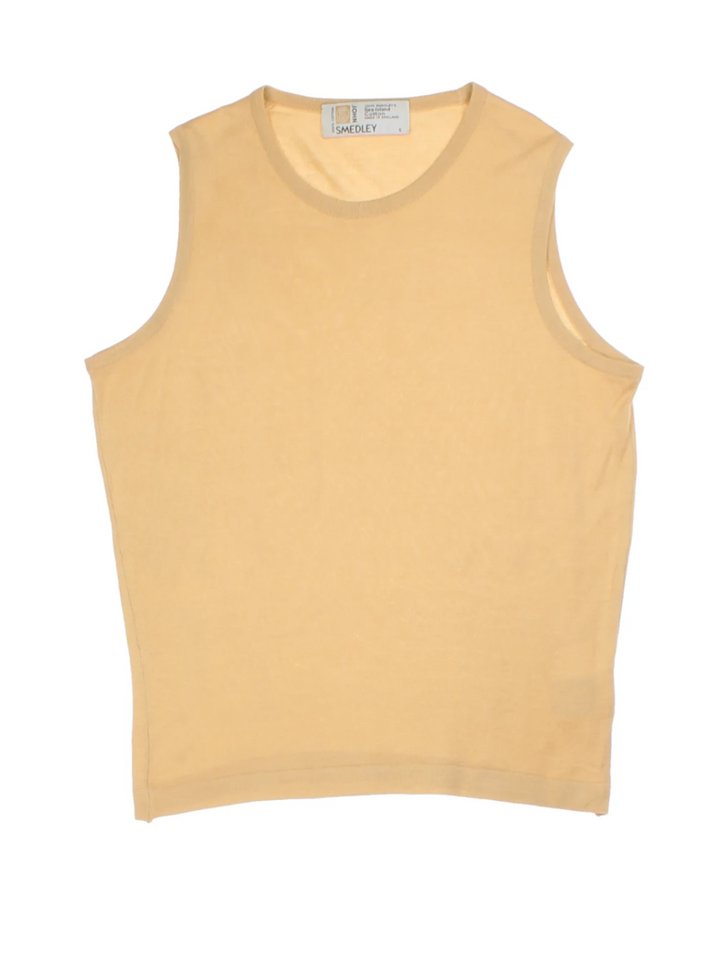 90's John Smedley Sleeveless Knitted Vest (Size S)