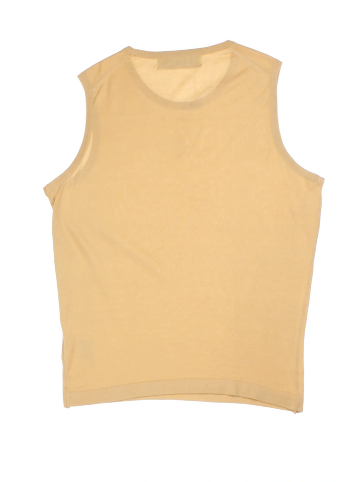 90's John Smedley Sleeveless Knitted Vest (Size S)