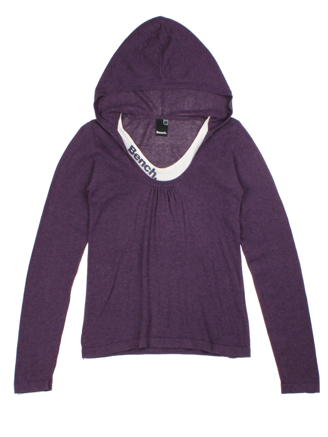 Y2K Bench Purple Knited Hoodie (Size XS)