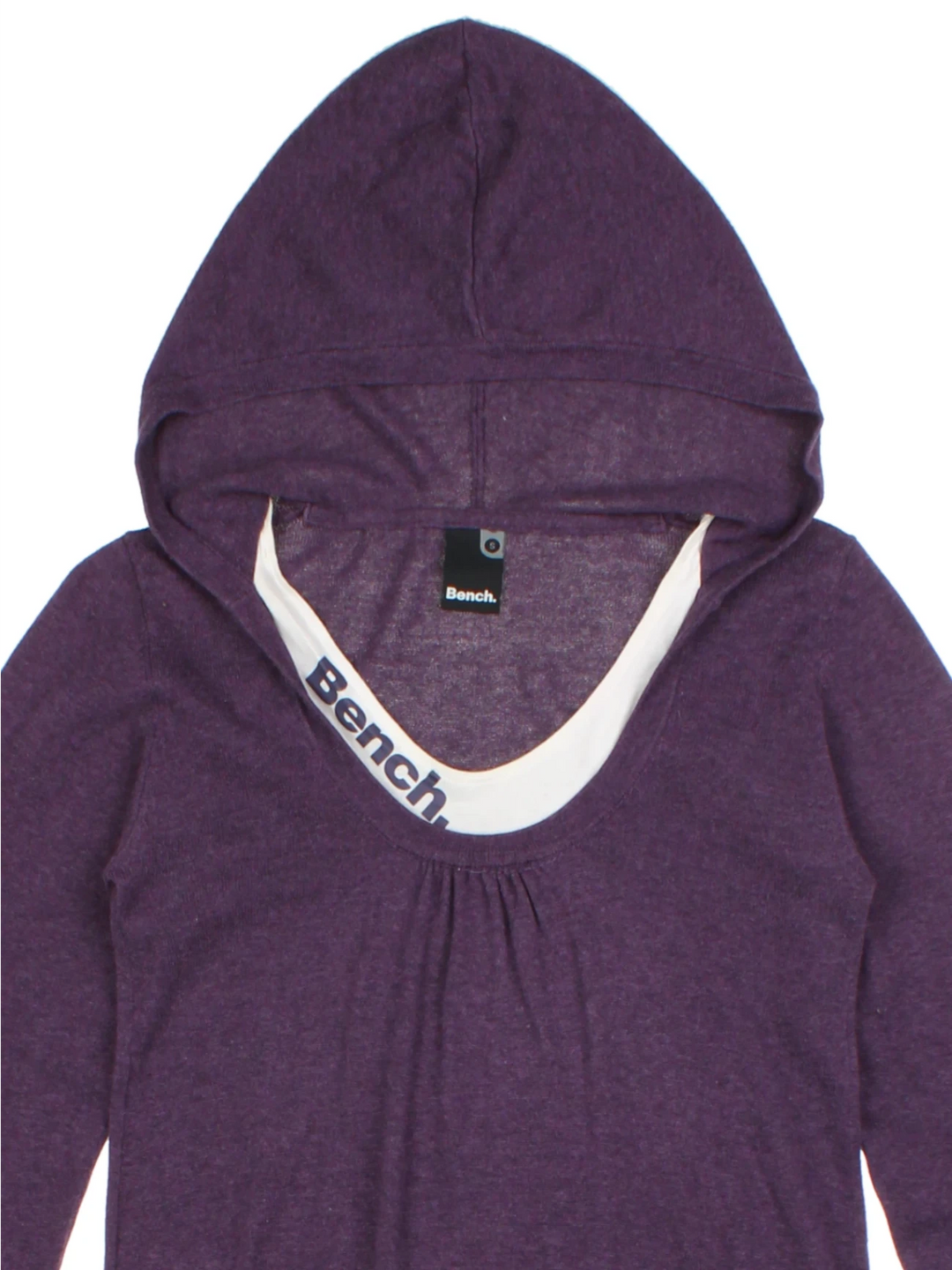 Y2K Bench Purple Knited Hoodie (Size XS)
