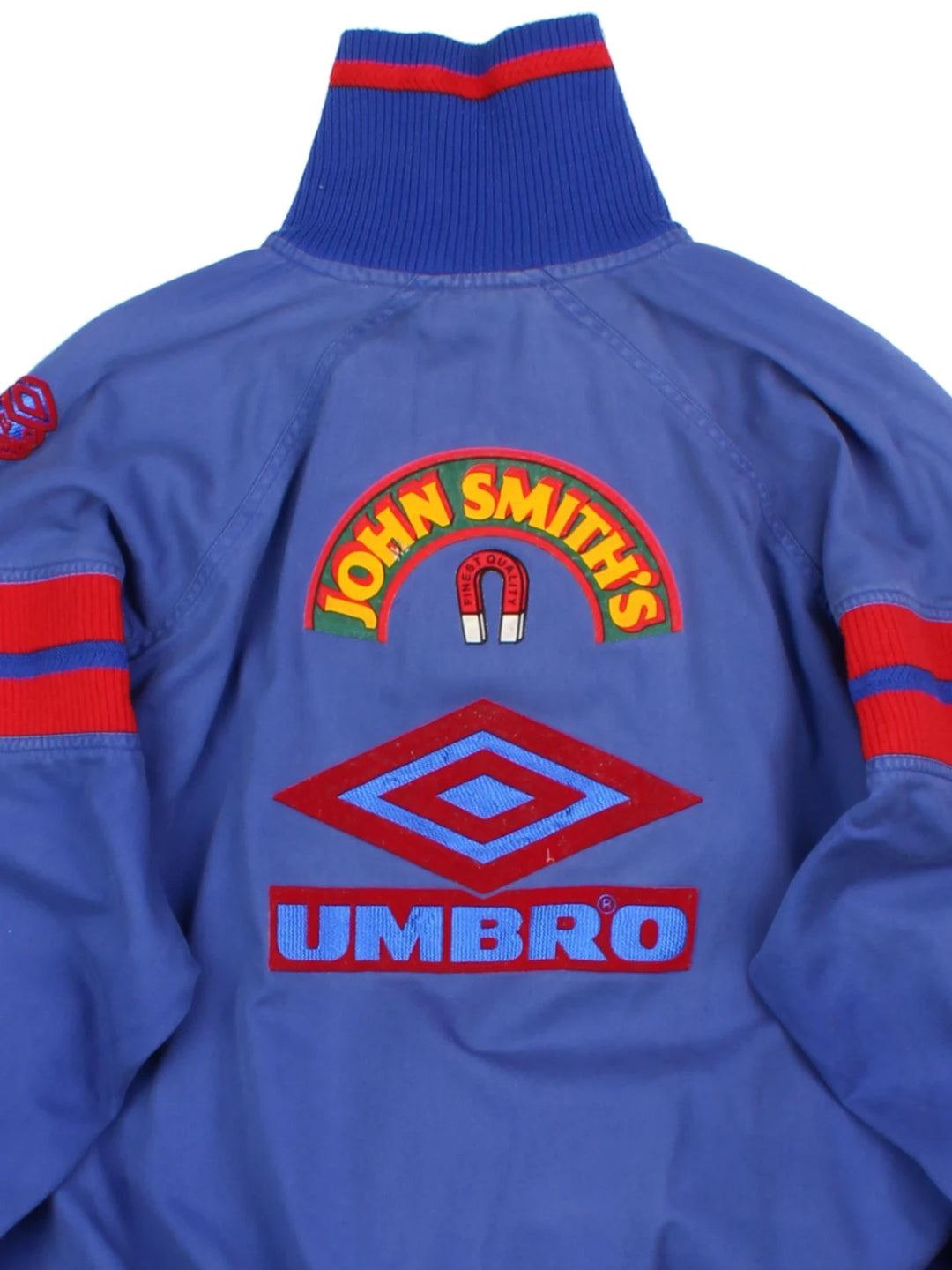 90s Umbro Rugby League Blue Drill Top (Size XXL)