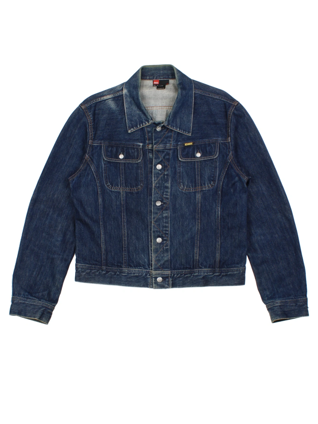 00's Diesel Blue Denim Jacket (Size L)