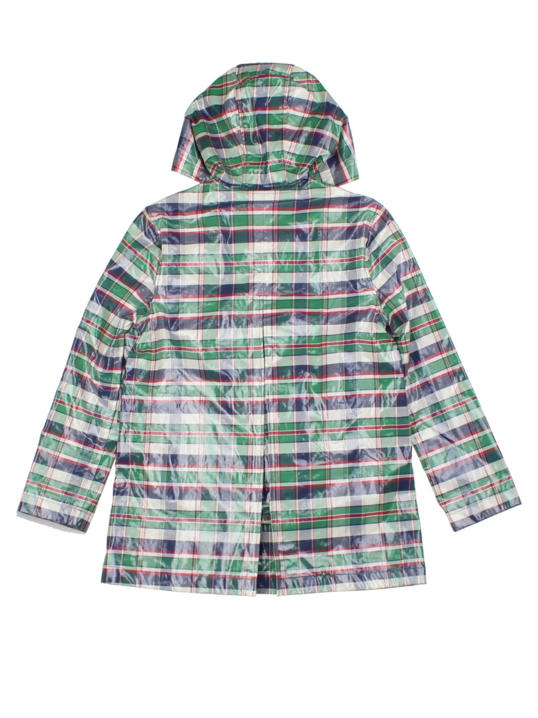 Ralph Lauren Green Checked Rain Coat (Size S)