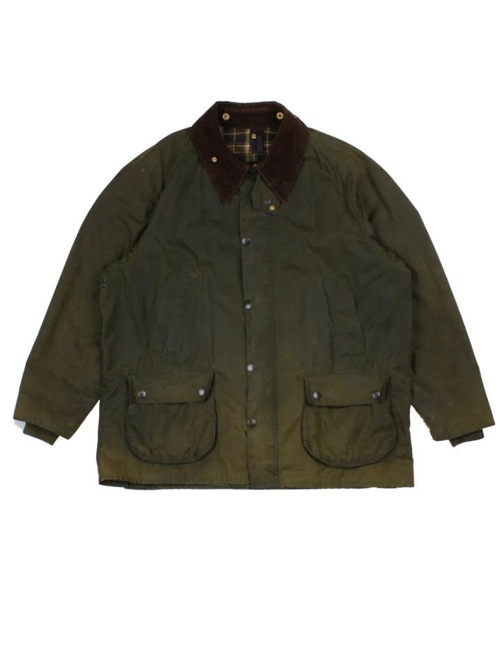 Barbour Beadle Green Waxed Jacket (Size XL)
