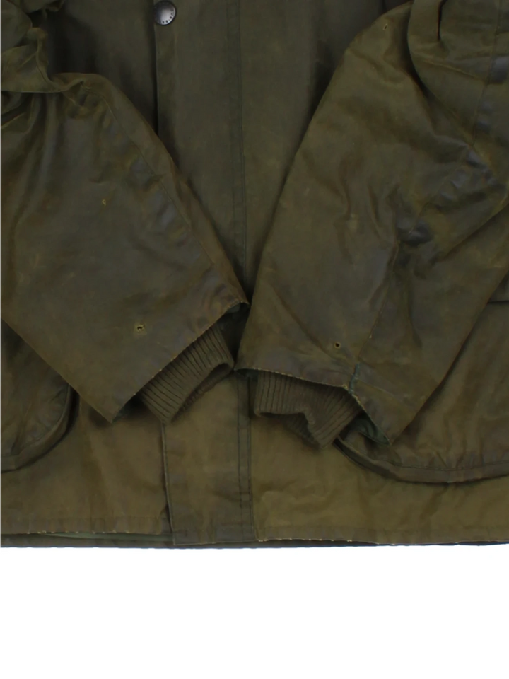 Barbour Beadle Green Waxed Jacket (Size XL)