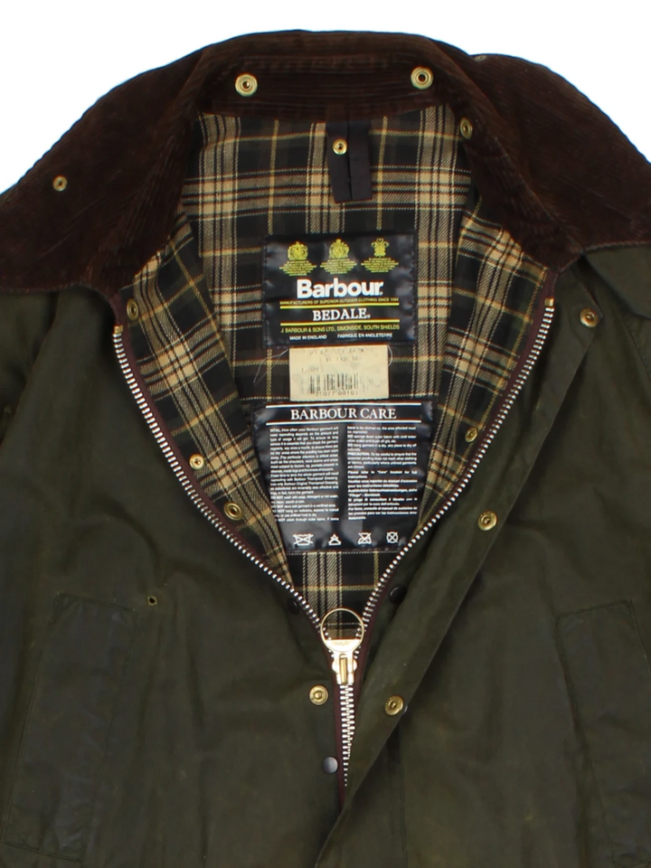 Barbour Beadle Green Waxed Jacket (Size XL)