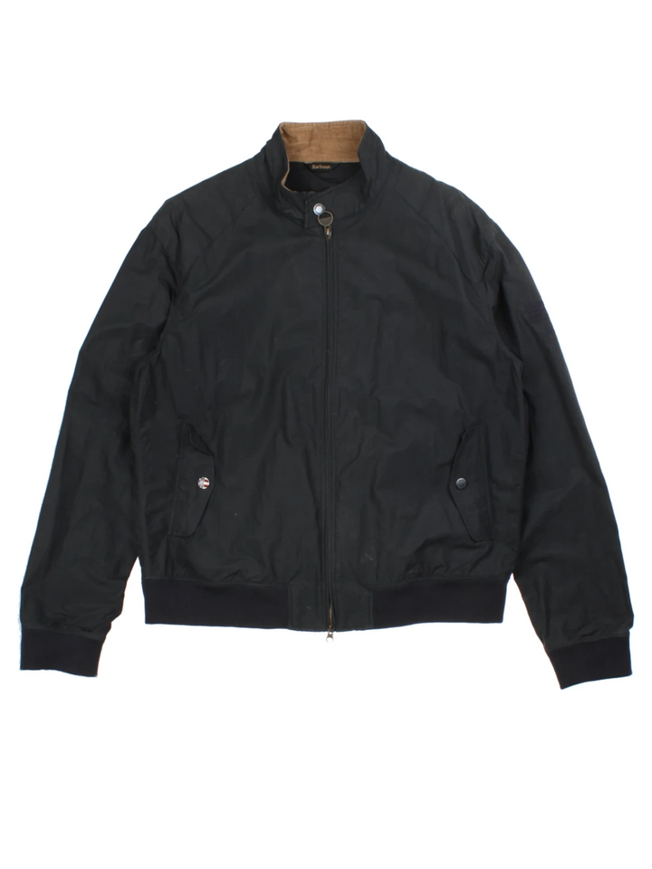 Barbour International Steve McQueen Black Bomber Jacket (Size XL)