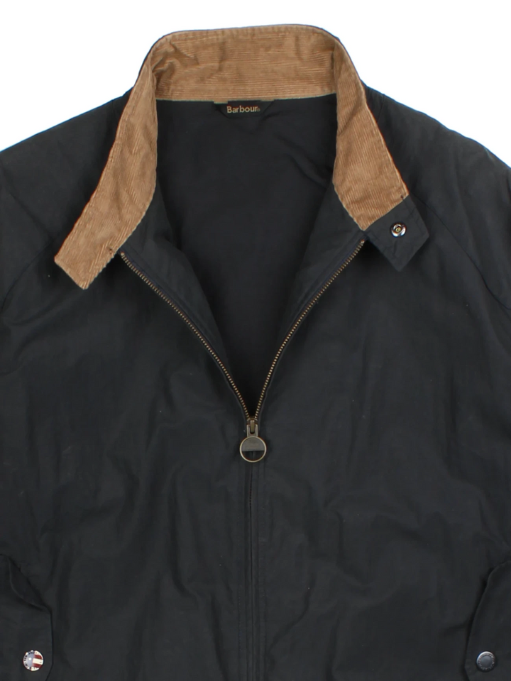 Barbour International Steve McQueen Black Bomber Jacket (Size XL)