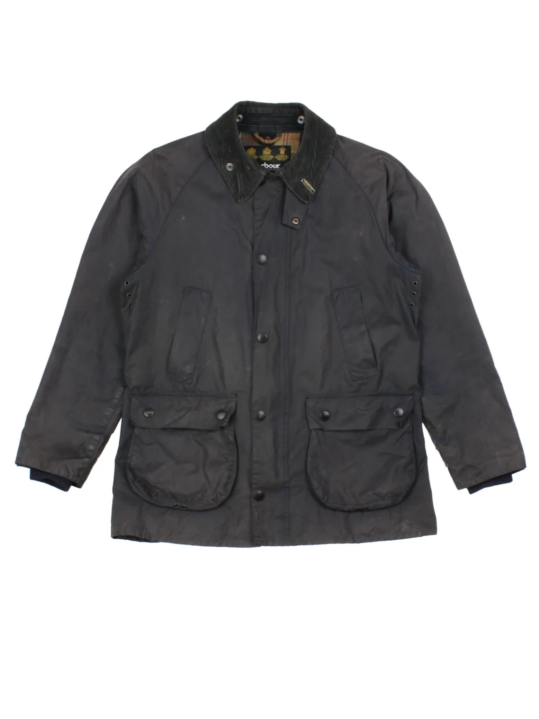 Barbour Blue Waxed Jacket (Size M)