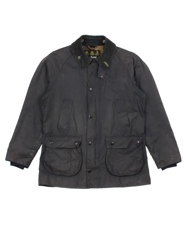Barbour Blue Waxed Jacket (Size M)