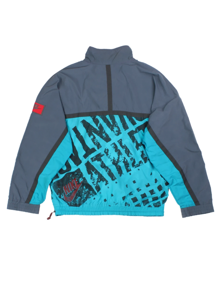 90's Nike Grey Windbreaker Jacket (Size L)