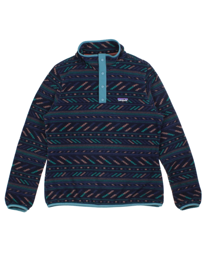 Patagonia Navy Micro D Snap-T Fleece (Size M)