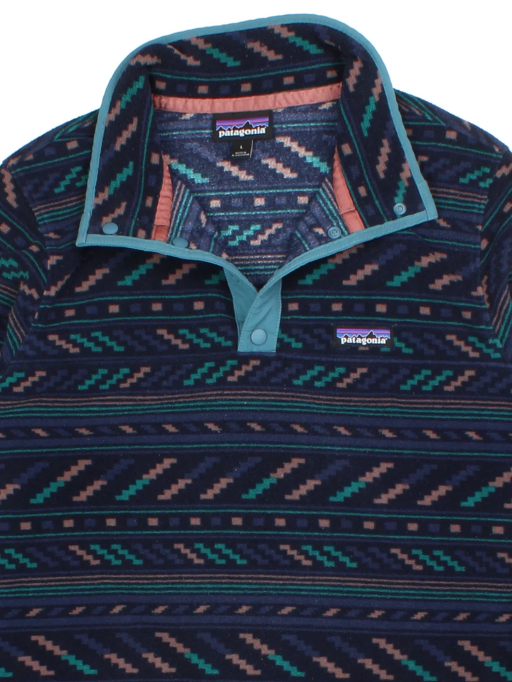Patagonia Navy Micro D Snap-T Fleece (Size M)