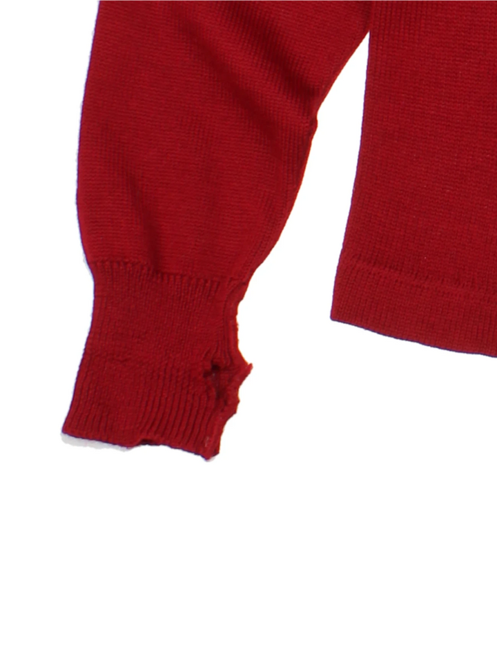 60's Letterman Red Varsity Cardigan (Size L)