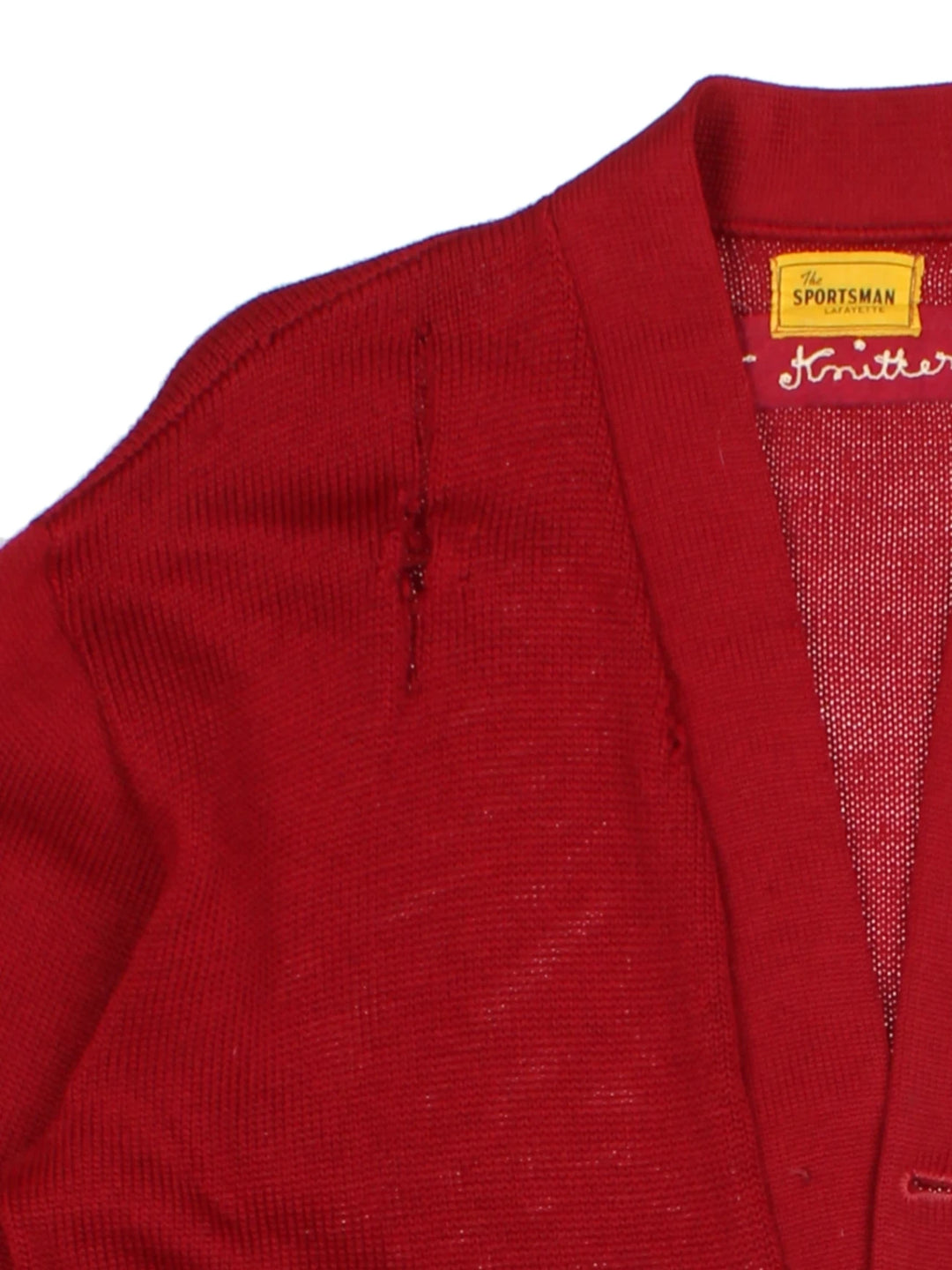 60's Letterman Red Varsity Cardigan (Size L)
