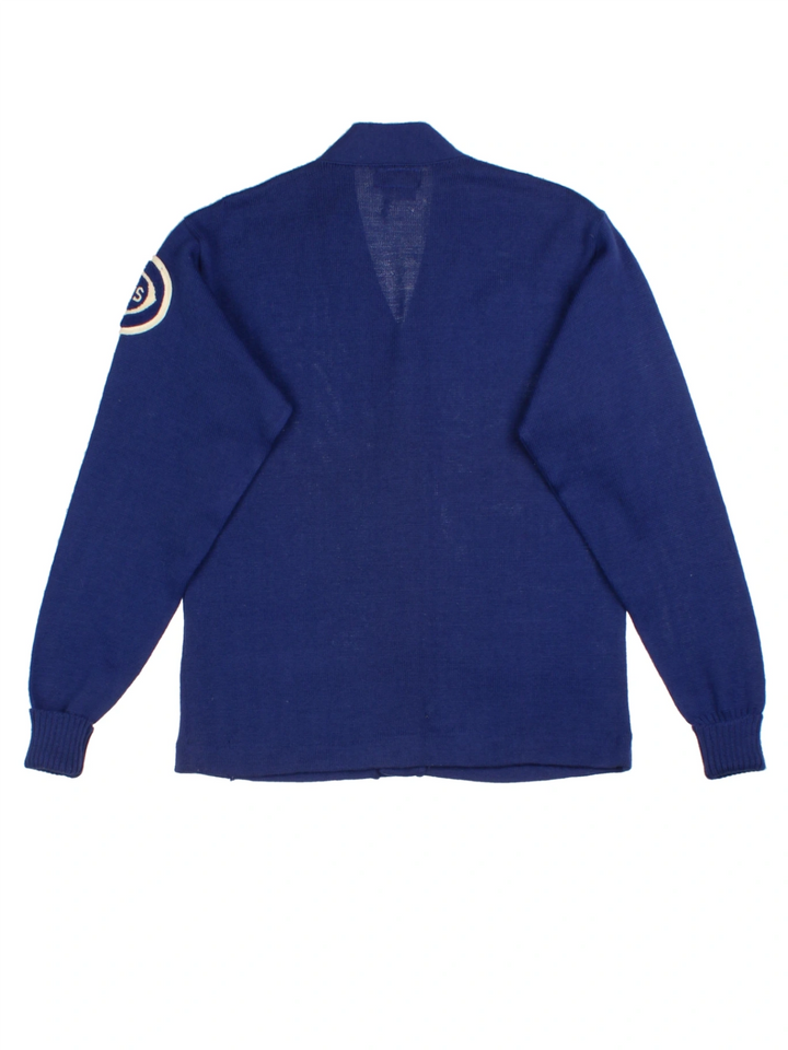 Hot Streets Chicago Blue Varsity Cardigan (Size M)