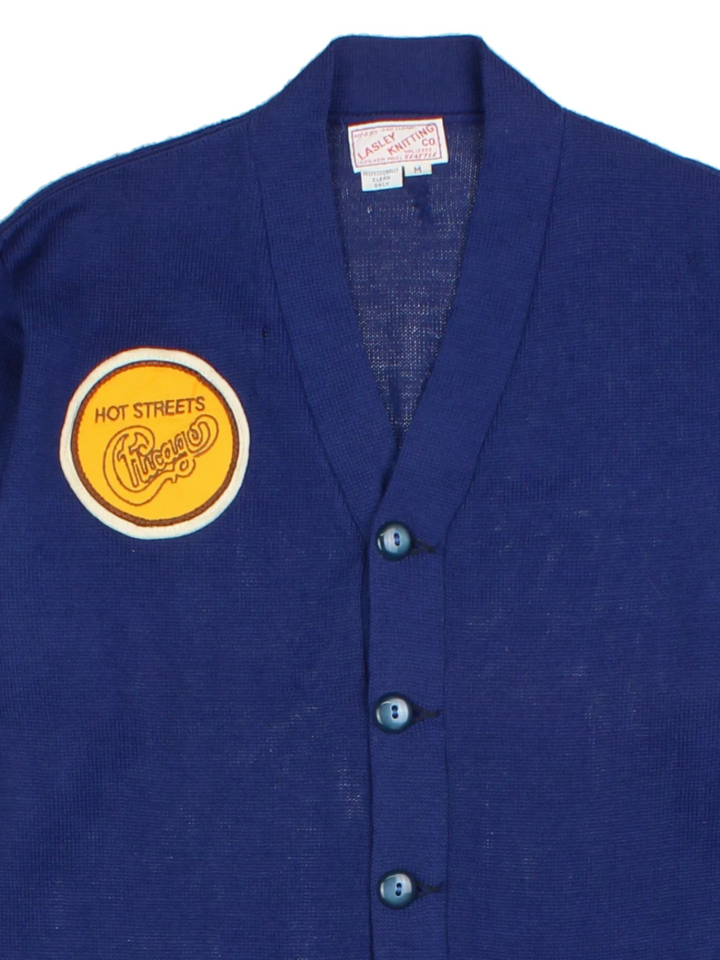Hot Streets Chicago Blue Varsity Cardigan (Size M)