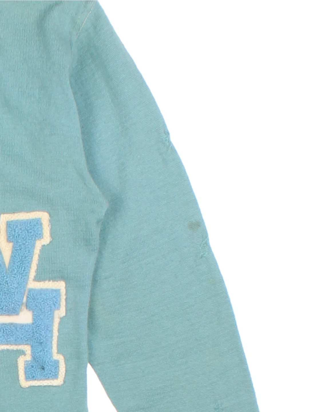 70's Letterman Blue Varsity Cardigan (Size XS)