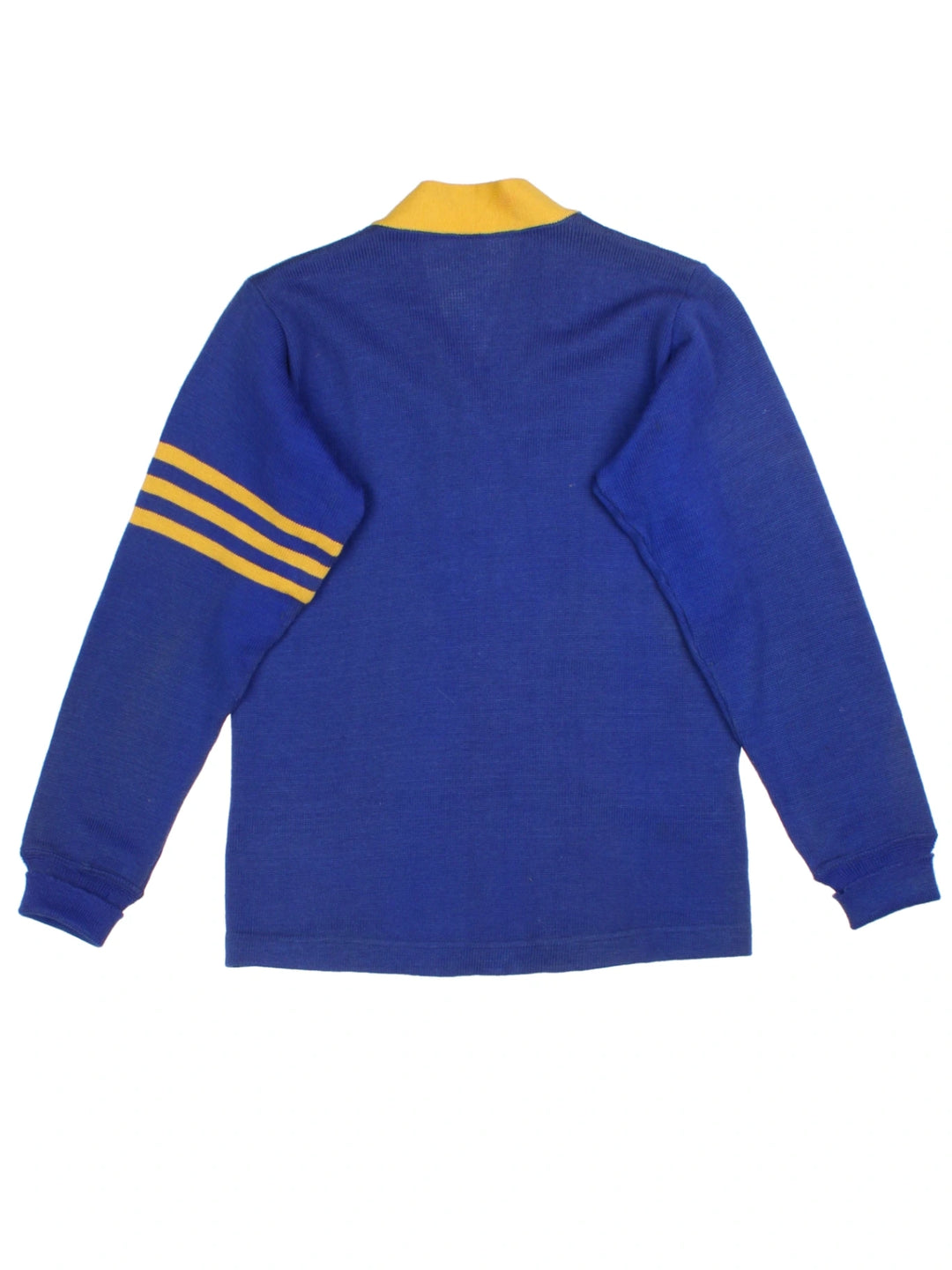 70's Delehanty High School Blue Varsity Cardigan (Size XS)