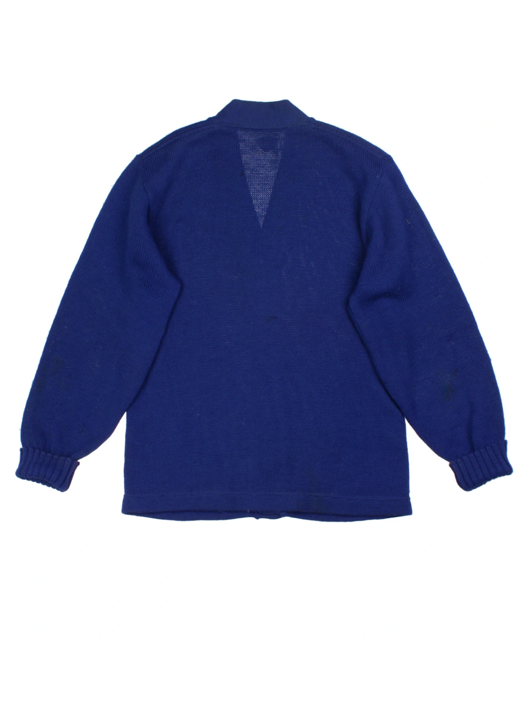 60's Letterman Blue Varsity Baseball Cardigan (Size S)