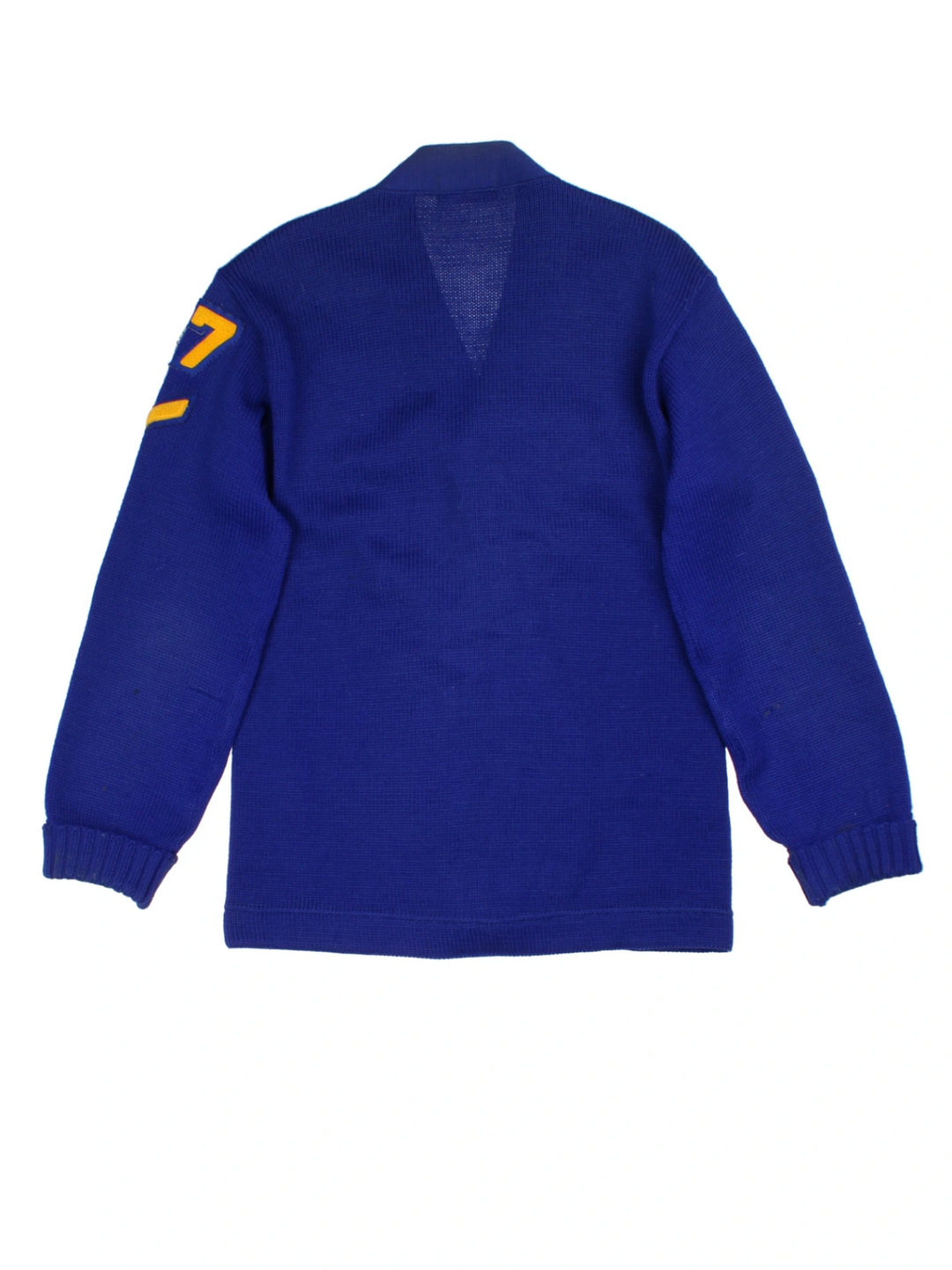 60's Varsity Blue Letterman Cardigan (Size S)