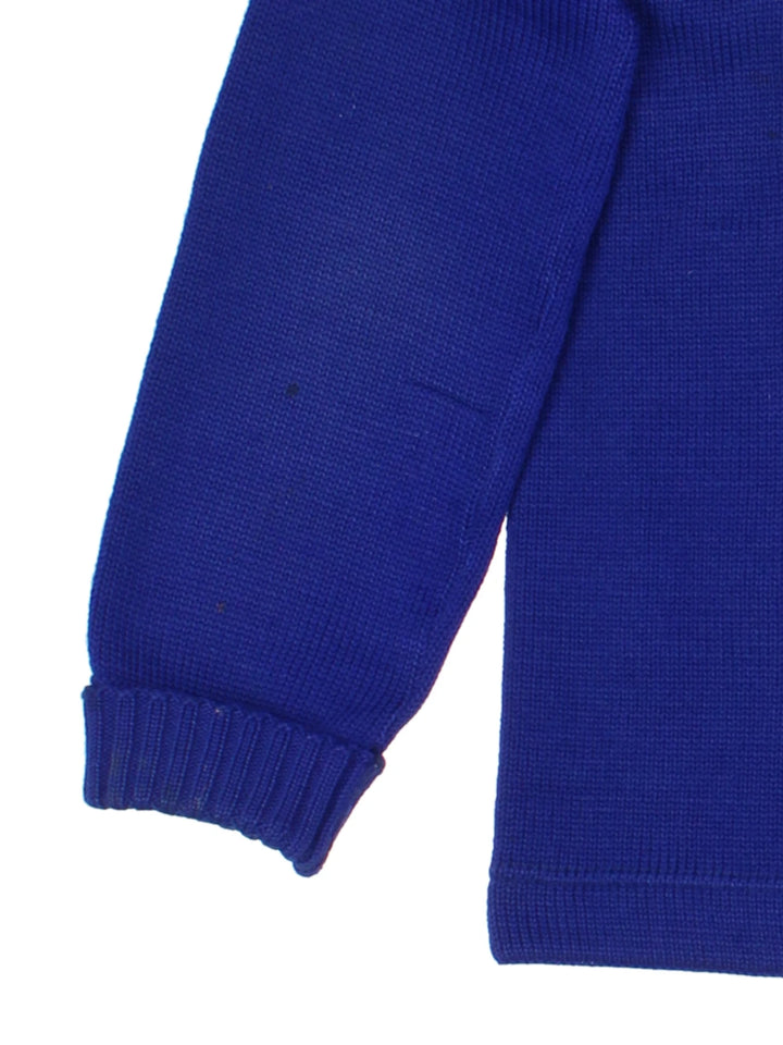 60's Varsity Blue Letterman Cardigan (Size S)