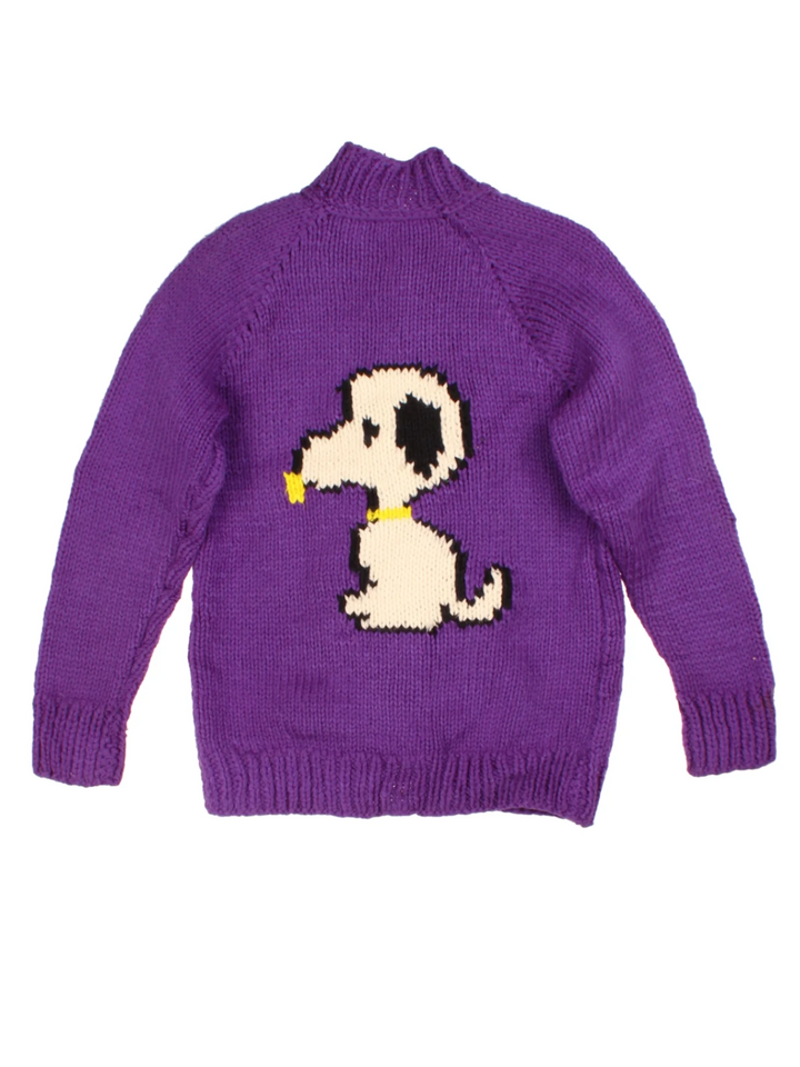 60's Cowichan Snoopy Cardigan (Size XXS)