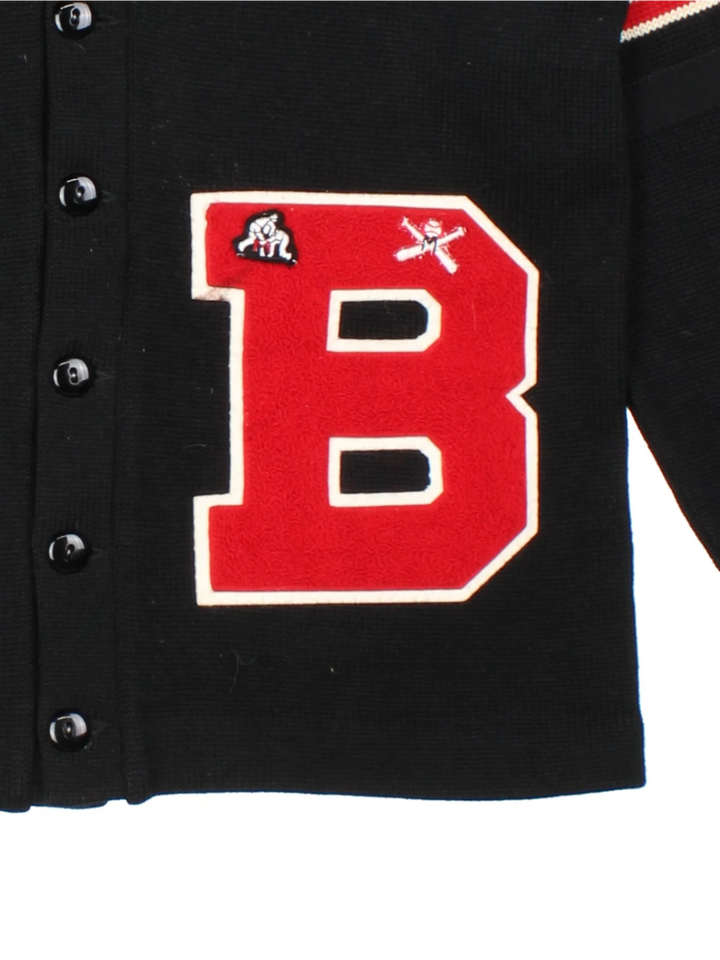 60's Smithee Mens University Letterman Cardigan (Size M)