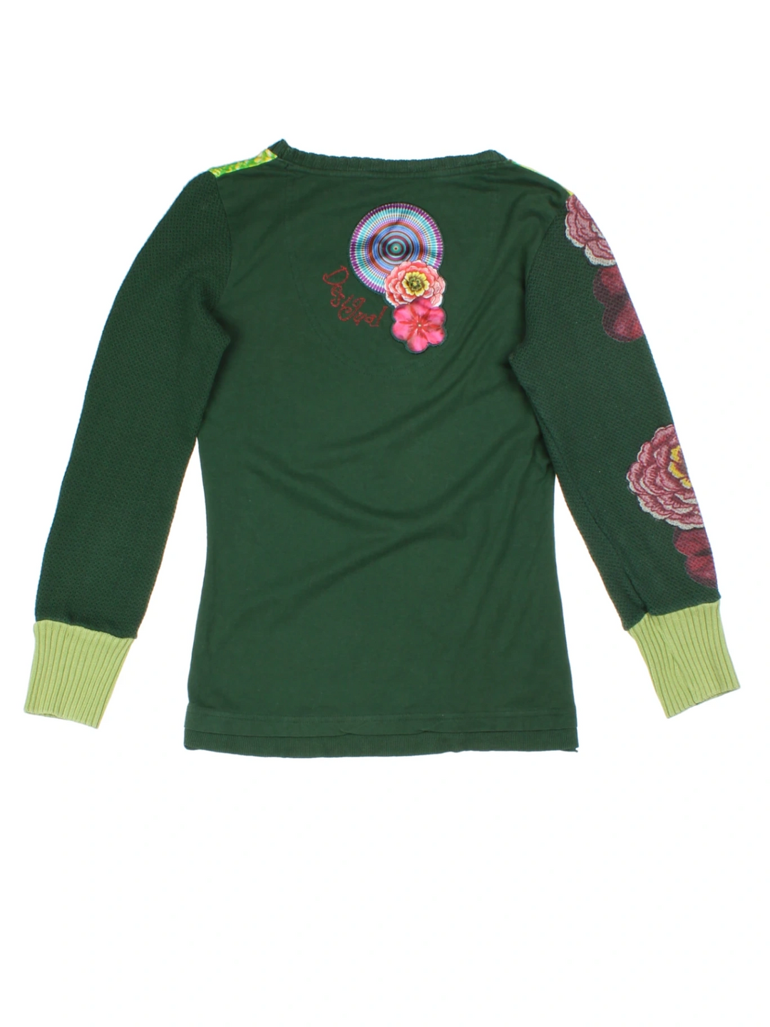 Y2K Desigual Floral Print Top (Size M)