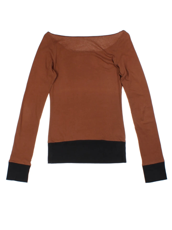 Y2K Paul Frank Long Sleeve T-Shirt (Size S)