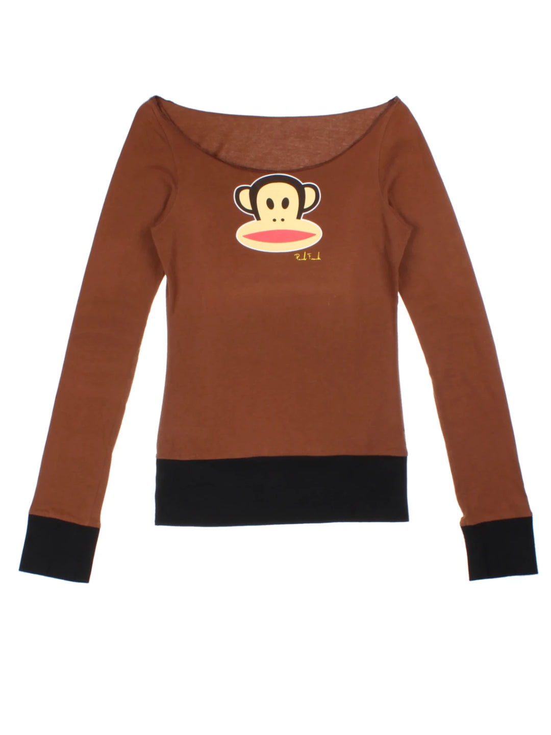Y2K Paul Frank Long Sleeve T-Shirt (Size S)