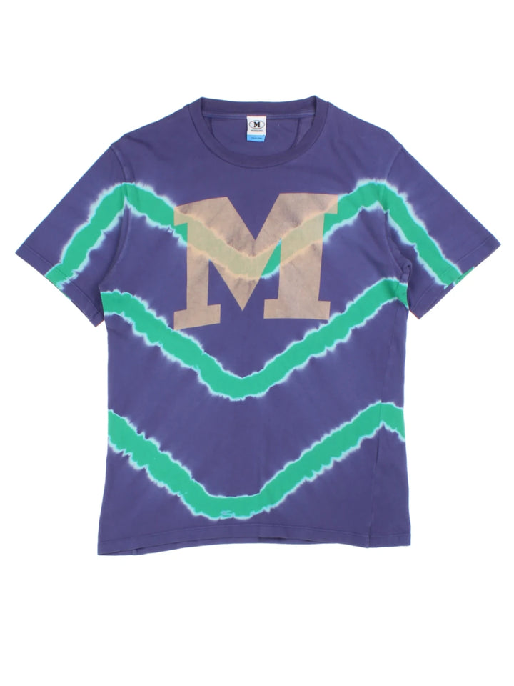 Missoni Chevron Purple Tie Dye T Shirt (Size XS)
