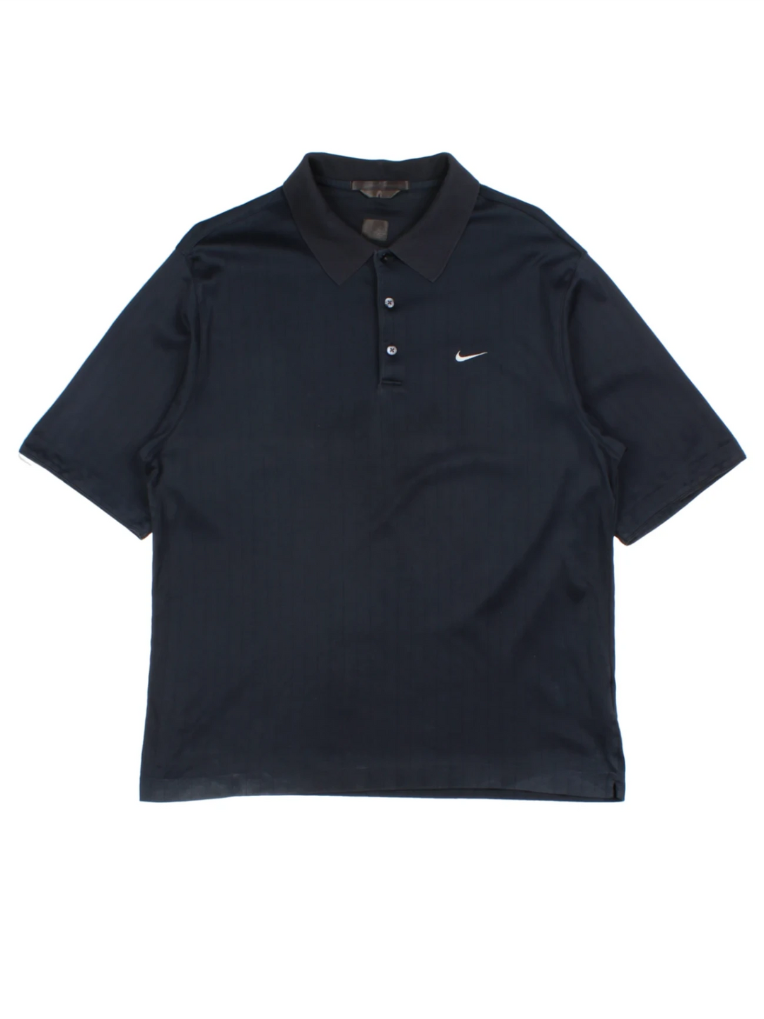 00's Nike Embroidered Swoosh Polo Shirt (Size M)