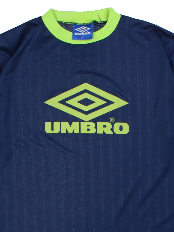90's Umbro Blue Training Top (Size M)