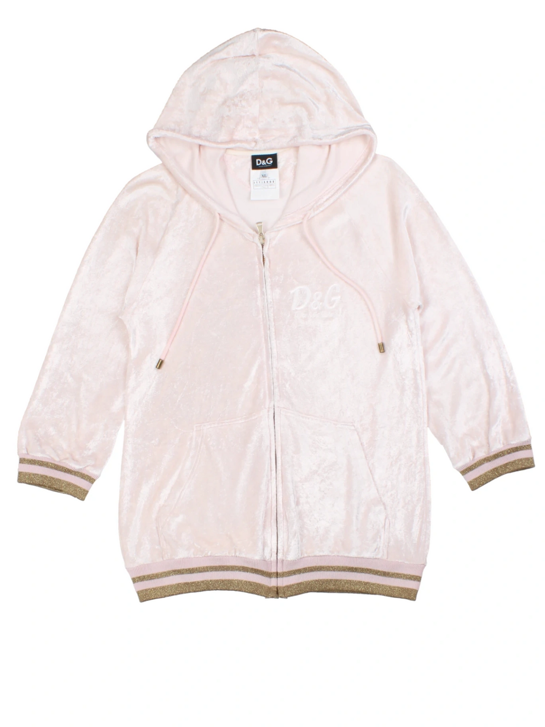 Dolce & Gabbana Velour Hoodie (Size L)