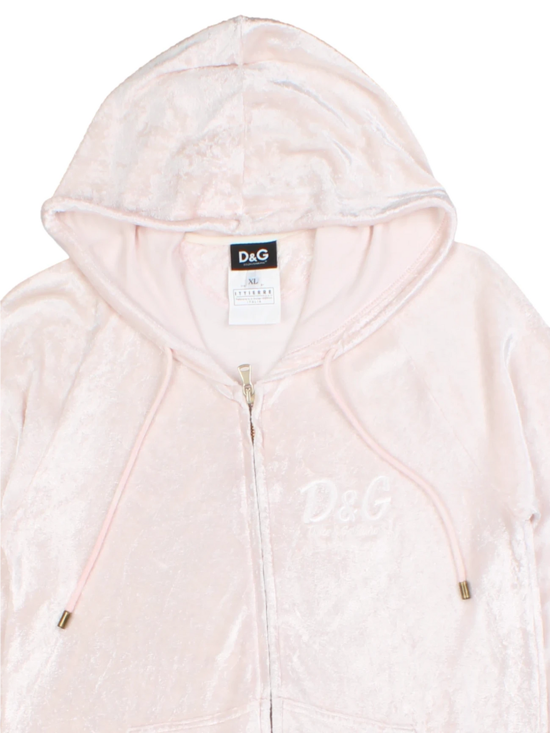 Dolce & Gabbana Velour Hoodie (Size L)