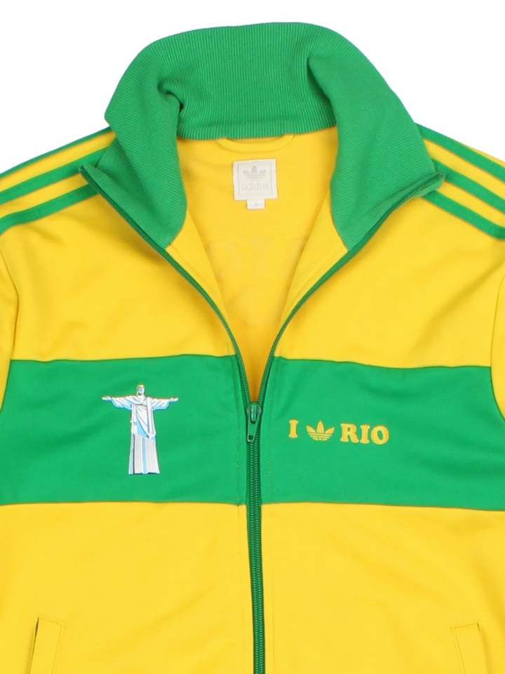 06 Adidas Rio de Janeiro Brasil Track Jacket (Size M)